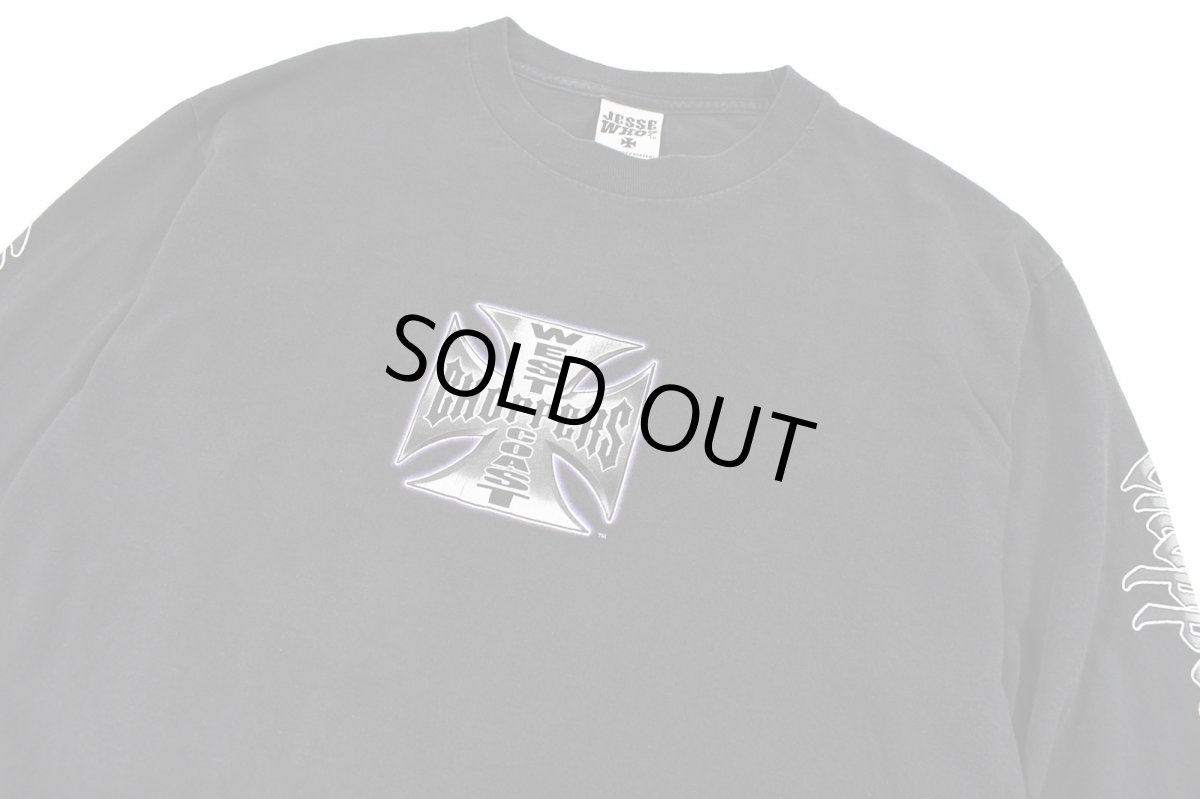 画像2: Used West Coast Choppers L/S Print Tee (2)