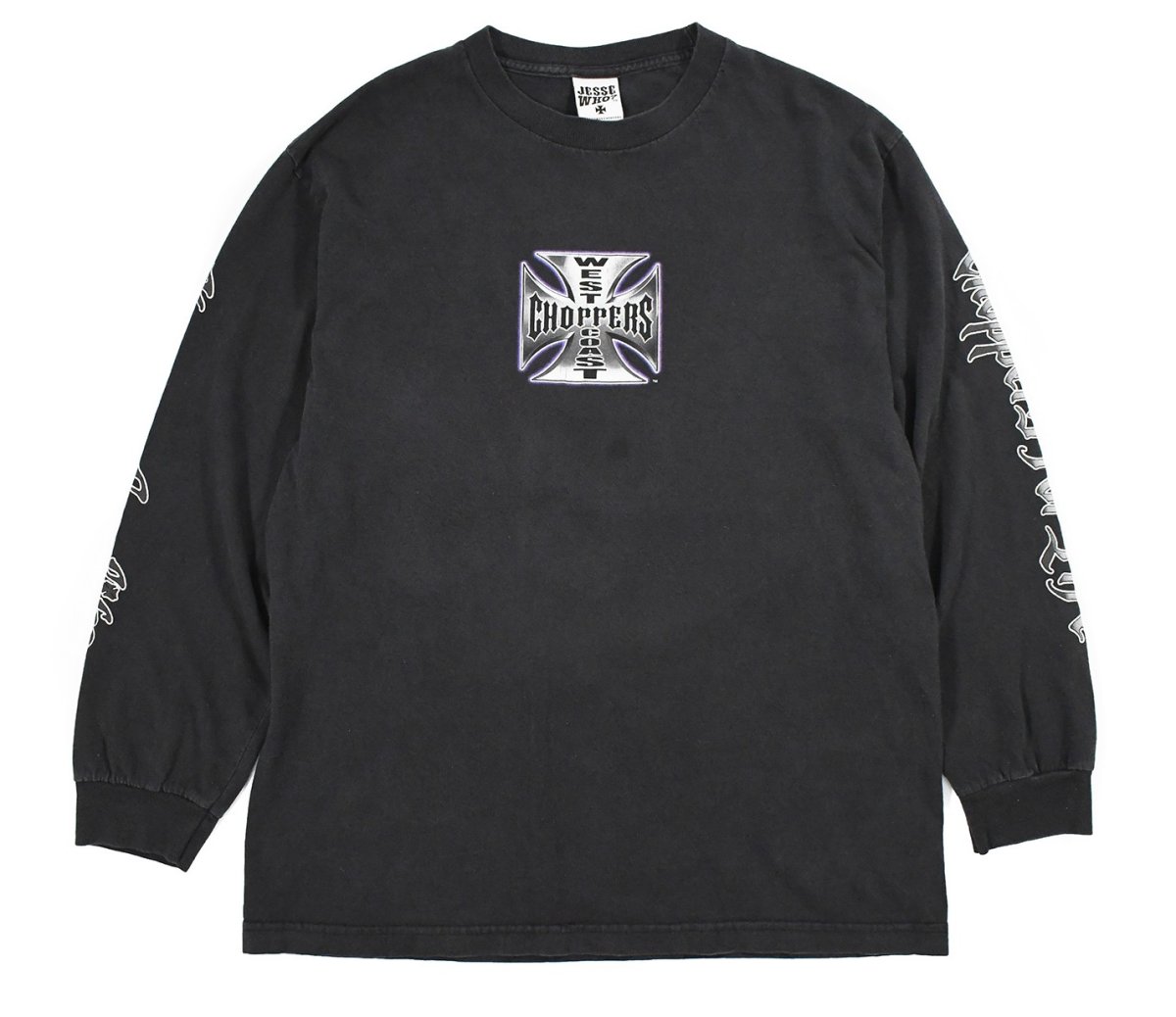 画像1: Used West Coast Choppers L/S Print Tee (1)
