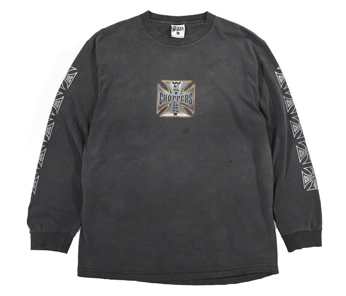 画像1: Used West Coast Choppers L/S Print Tee (1)