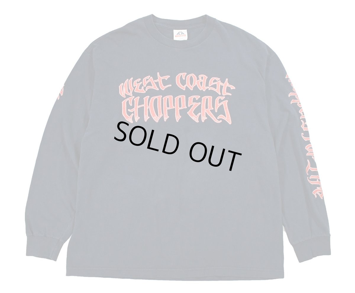 画像1: Used West Coast Choppers L/S Print Tee (1)