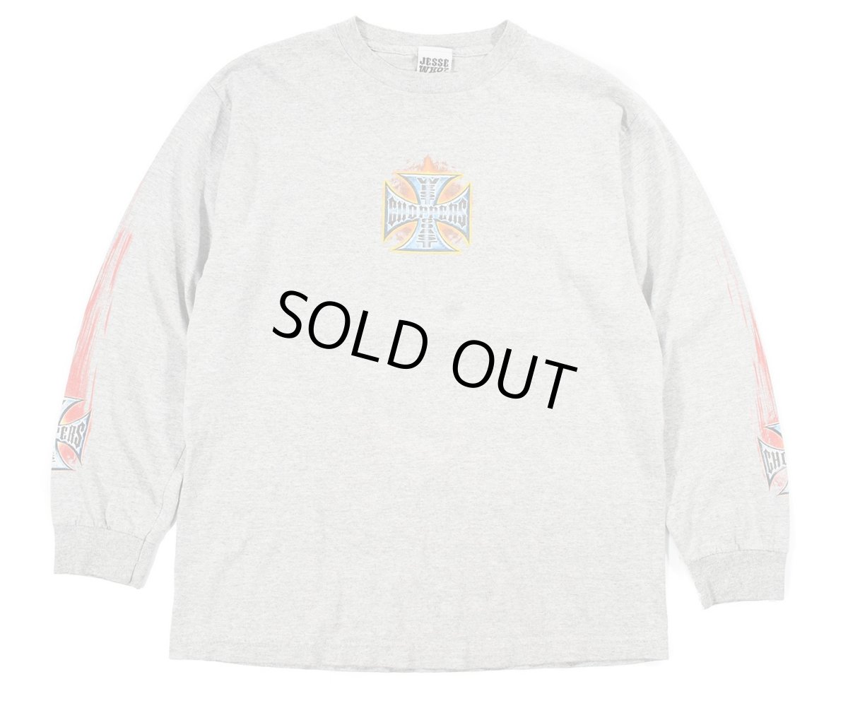 画像1: Used West Coast Choppers L/S Print Tee (1)