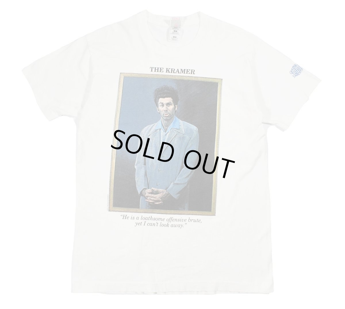 画像1: Used Movie S/S Print Tee "Seinfeld,Cosmo Kramer" made in USA (1)