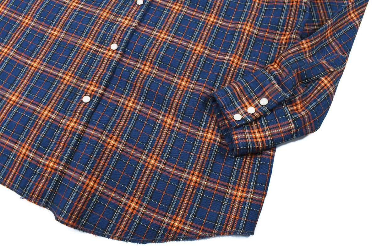 画像3: Used Dee Cee Plaid Pattern Western Shirt made in USA (3)
