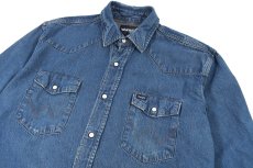 画像2: Used Wrangler Denim Western Shirt (2)