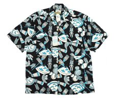 画像1: Deadstock Reyn Spooner Rayon Aloha Shirt (1)