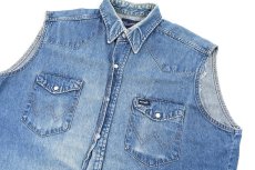 画像2: Used Wrangler Denim Western Shirt (2)