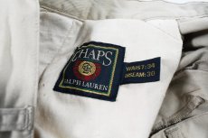 画像7: Deadstock Chaps Ralph Lauren Pleated Chino Trouser Khaki (7)