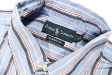 画像3: Used Ralph Lauren S/S Stripe B/D Shirt "Classic Fit" (3)