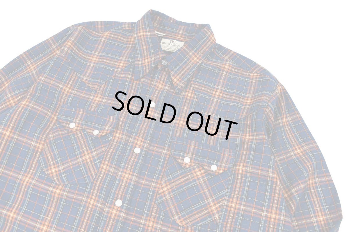 画像2: Used Dee Cee Plaid Pattern Western Shirt made in USA (2)