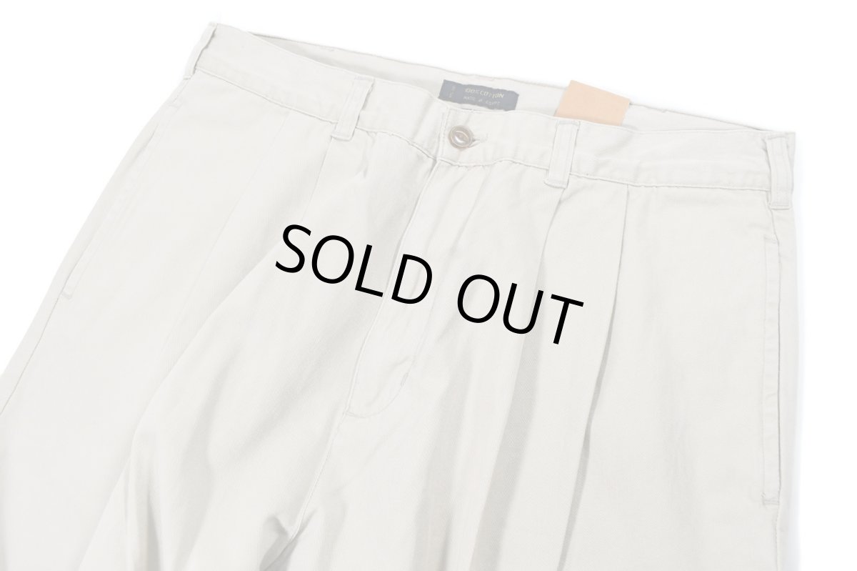 画像2: Deadstock Chaps Ralph Lauren Pleated Chino Trouser Khaki (2)