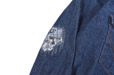 画像4: Used Wrangler Damaged Denim Western Shirt (4)