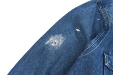 画像4: Used Carhartt Damaged Denim Western Shirt (4)
