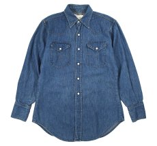 画像1: Used Ranchcraft Denim Western Shirt (1)