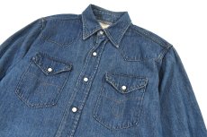 画像2: Used Ranchcraft Denim Western Shirt (2)
