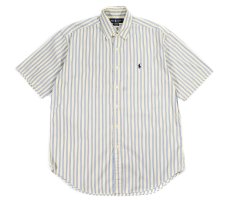 画像1: Used Ralph Lauren S/S Stripe B/D Shirt "Blake" (1)