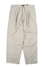 画像1: Deadstock Chaps Ralph Lauren Pleated Chino Trouser Khaki (1)