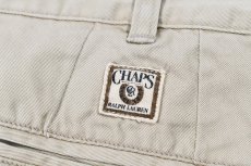 画像5: Deadstock Chaps Ralph Lauren Pleated Chino Trouser Khaki (5)