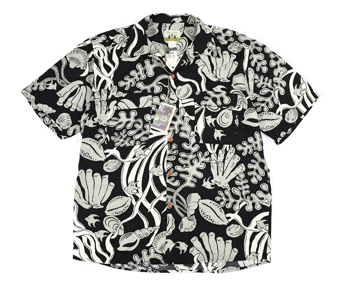 画像1: Deadstock Reyn Spooner Rayon Aloha Shirt (1)
