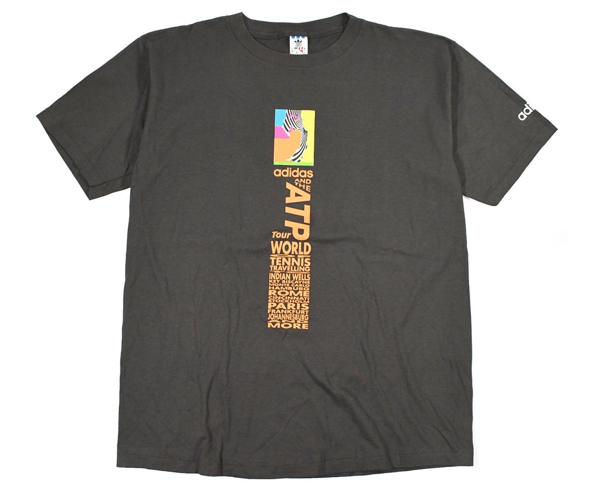 画像1: Deadstock adidas Print Tee made in USA (1)