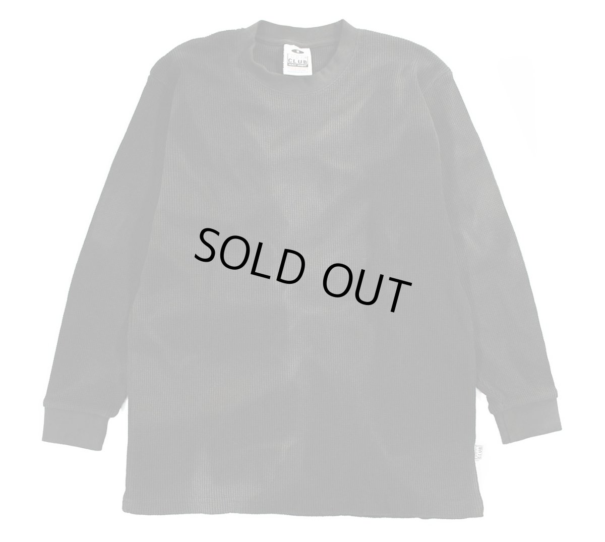 画像1: Pro Club L/S Thermal Tee Sunfade Black (1)