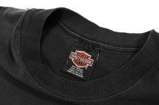 画像3: Used Harley-Davidson S/S Print Tee Black made in USA (3)