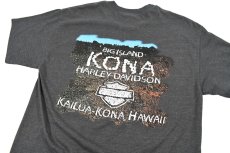 画像4: Used Harley-Davidson S/S Print Tee Charcoal made in USA (4)