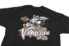 画像4: Used Harley-Davidson S/S Print Tee Black made in USA (4)