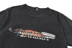 画像2: Used Harley-Davidson S/S Print Tee Black made in USA (2)
