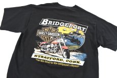 画像4: Used Harley-Davidson S/S Print Tee Black made in USA (4)