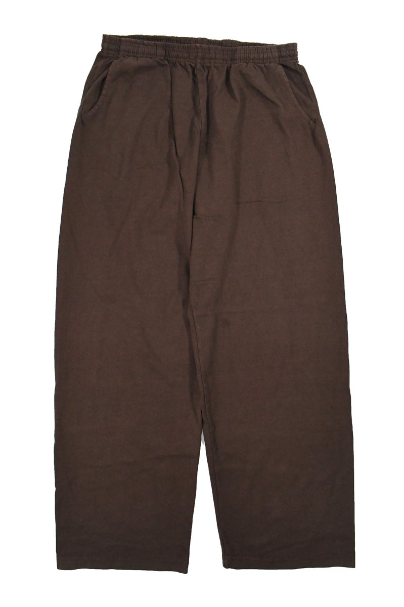 画像1: Los Angeles Apparel 8.5oz Wide Leg Jersey Pants Chocolate ロサンゼルス アパレル (1)