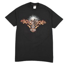画像1: Used Harley-Davidson S/S Print Tee Black made in USA (1)