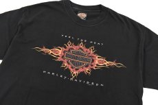 画像2: Used Harley-Davidson S/S Print Tee Black made in USA (2)
