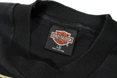 画像3: Used Harley-Davidson S/S Print Tee Black made in USA (3)