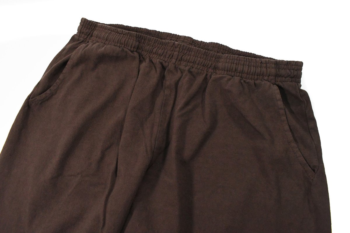 画像2: Los Angeles Apparel 8.5oz Wide Leg Jersey Pants Chocolate ロサンゼルス アパレル (2)