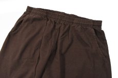 画像2: Los Angeles Apparel 8.5oz Wide Leg Jersey Pants Chocolate ロサンゼルス アパレル (2)