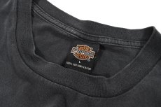 画像3: Used Harley-Davidson S/S Print Tee Black made in USA (3)