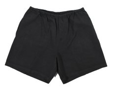 画像1: Los Angeles Apparel Light Weight Micro Canvas Shorts Black ロサンゼルス アパレル (1)