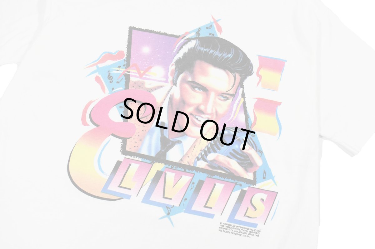 画像2: Used Musician Print Tee "Elvis Presley" made in USA (2)