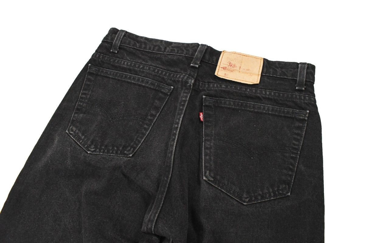 画像4: 93' Used Levi's 505 Denim Pants Black made in USA リーバイス (4)