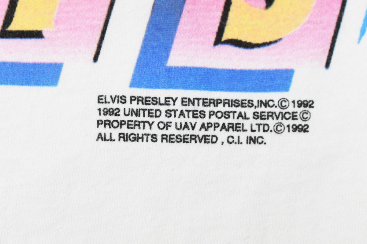 画像3: Used Musician Print Tee "Elvis Presley" made in USA (3)