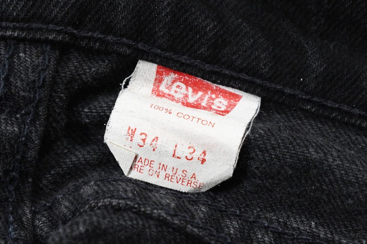 画像6: 93' Used Levi's 505 Denim Pants Black made in USA リーバイス (6)