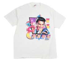 画像1: Used Musician Print Tee "Elvis Presley" made in USA (1)