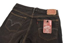 画像4: Deadstock Levi's 567 Customized Denim Jorts Reactive Dye Brown リーバイス (4)