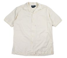 画像1: Used Polo Ralph Lauren S/S Open Collar Silk Shirt "Caldwell" (1)