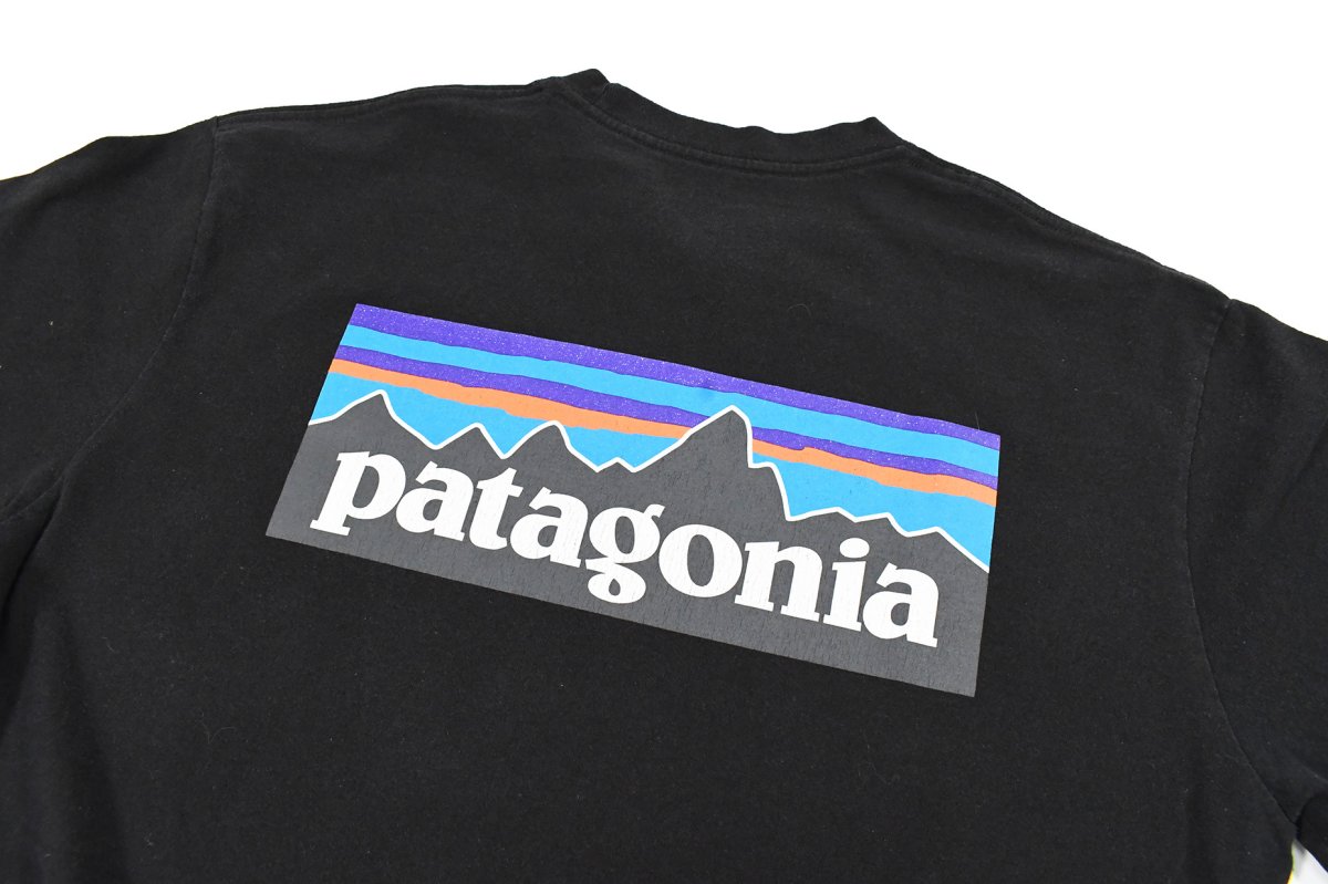 画像4: Used patagonia Print Tee Black (4)