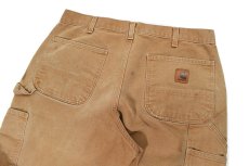 画像4: Used Carhartt Duck Carpenter Pants Brown カーハート (4)