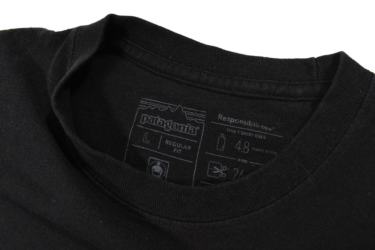 画像3: Used patagonia Print Tee Black (3)