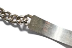 画像4: Vintage Silver ID Bracelet #005 (4)
