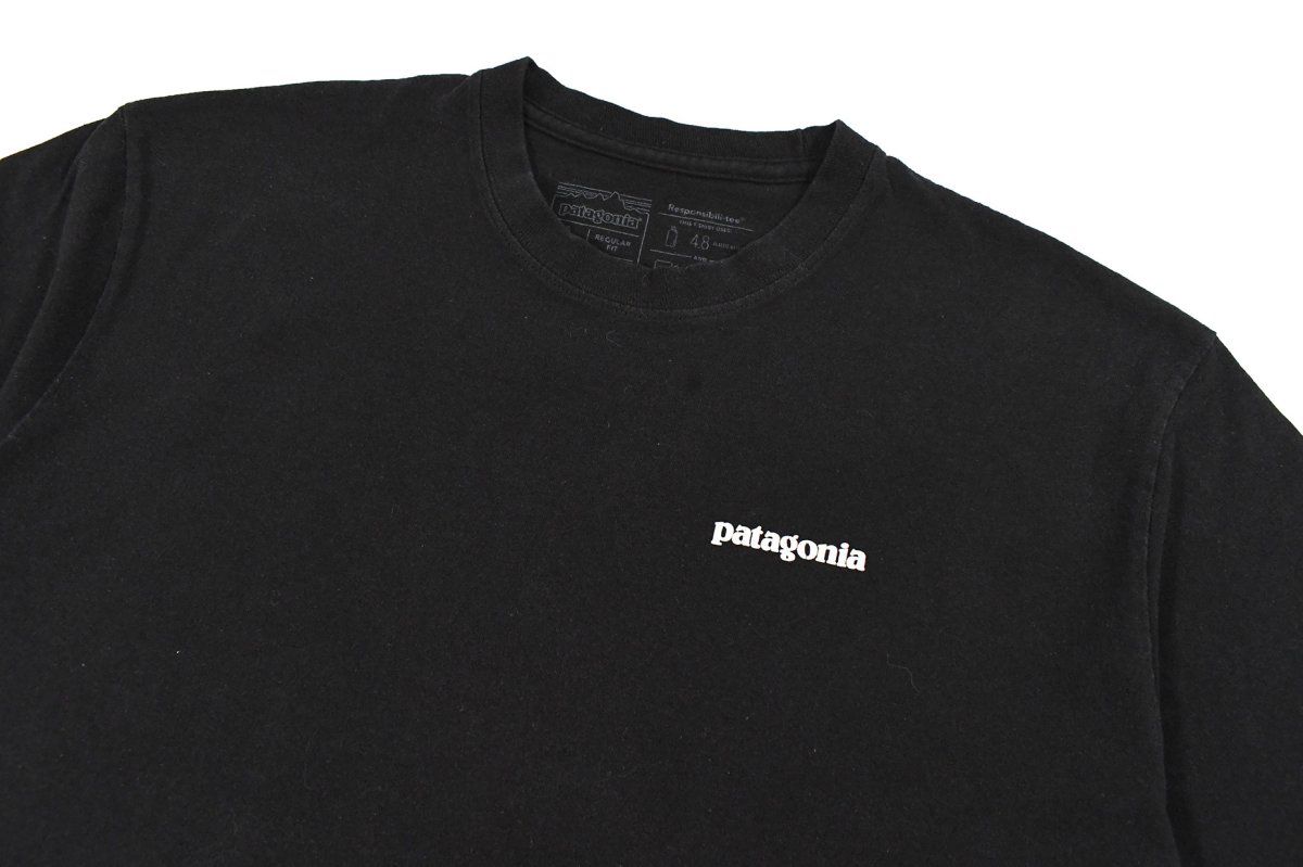 画像2: Used patagonia Print Tee Black (2)