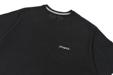 画像2: Used patagonia Print Pocket Tee Black (2)